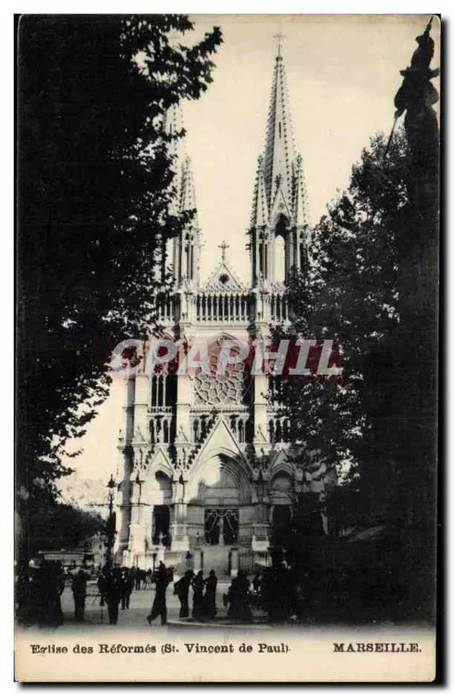 Reformierte Kirche (St. Vincent de Paul) — Marseille — Verlag unbekannt - Vorderseite