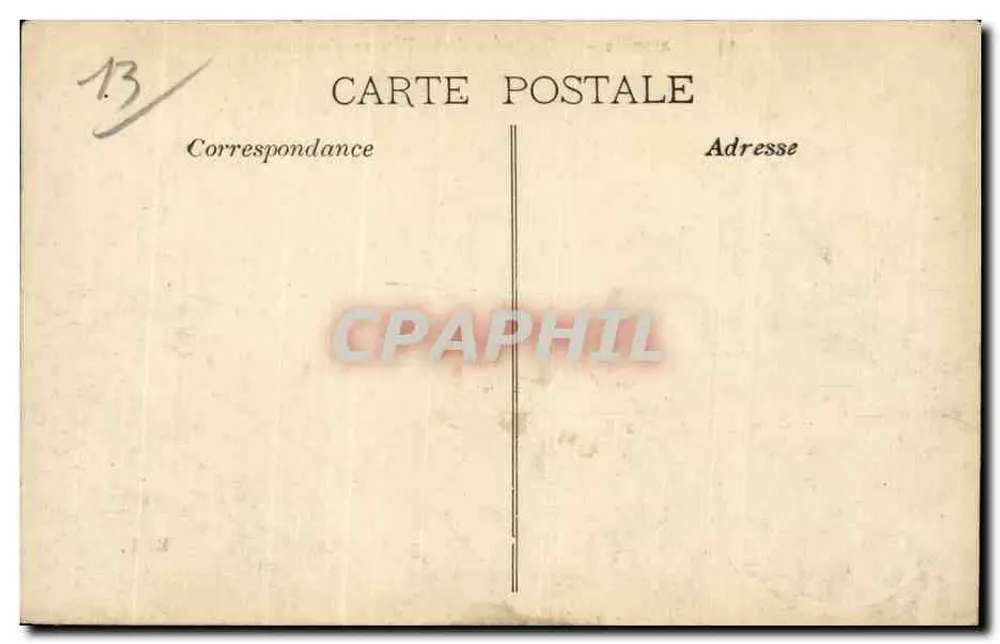 Marseille — Viertel der Fausse Monnaie — E. L. - Rückseite