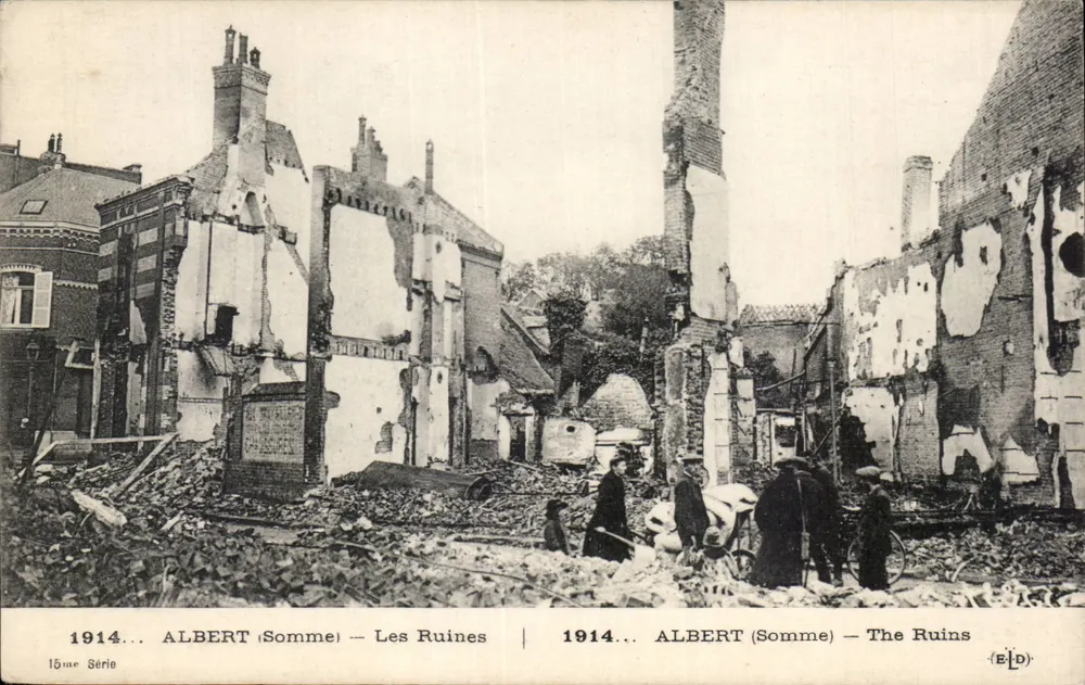 Albert (Somme) — As Ruínas — 15ª Série - Frente