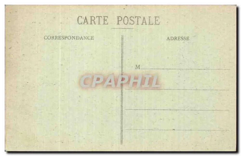 Gräber von französischen Soldaten, die glorreich im Gefecht auf der Côte Vantard starben — Châtelraoul, nahe Vitry-le-François (Marne) — Großer Krieg 1914-1918 - Rückseite