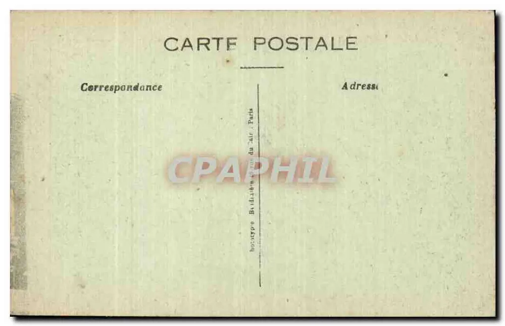 Jonchery-sur-Suippes — Ruinen des Dorfes nach dem Großen Krieg — Phototypie VI-6 Paris - Rückseite