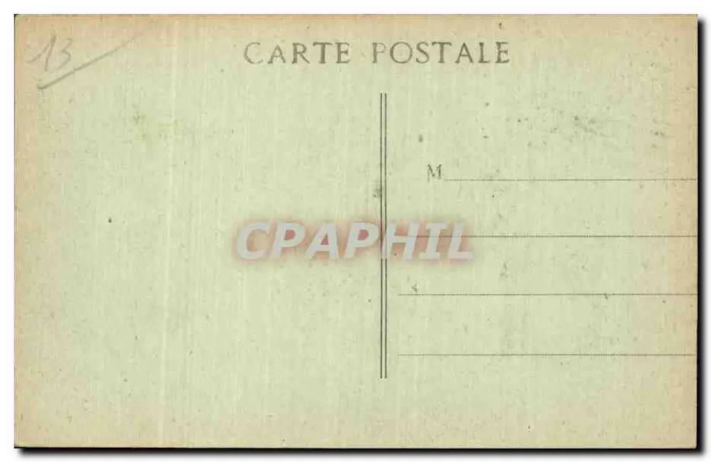 Marselha - Rue de la République - L.V. - Cinématographie - Verso