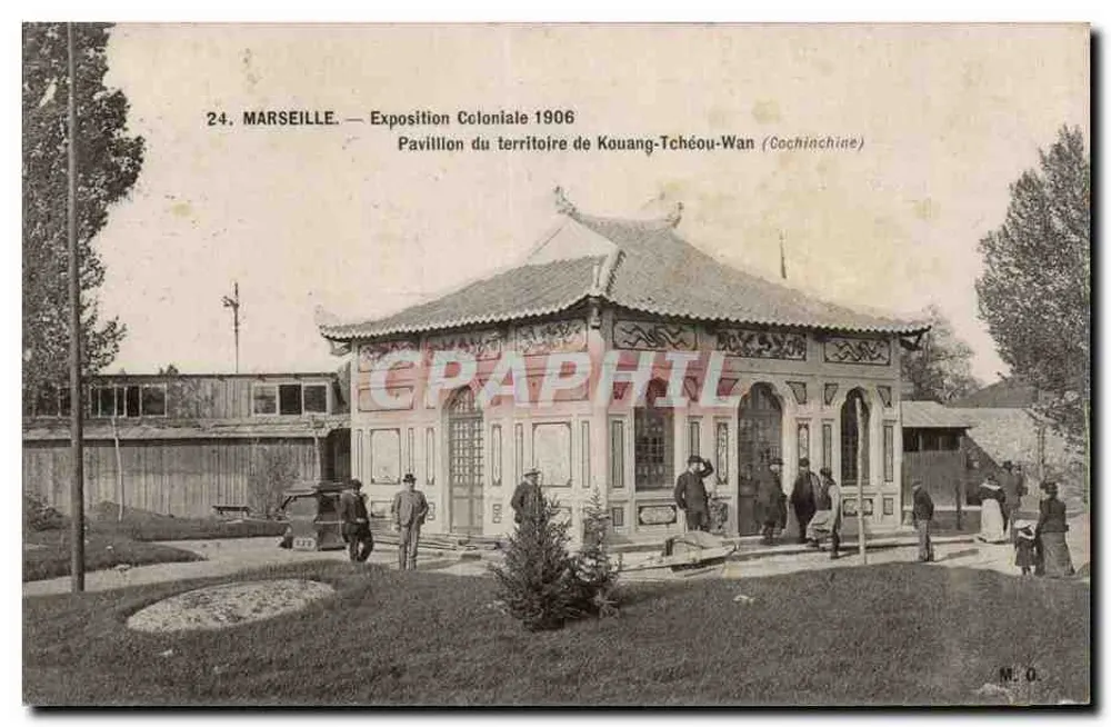 Marseille — Kolonialausstellung 1906 — Pavillon des Gebiets Kouang-Tchéou-Wan (Cochinchine) - Vorderseite