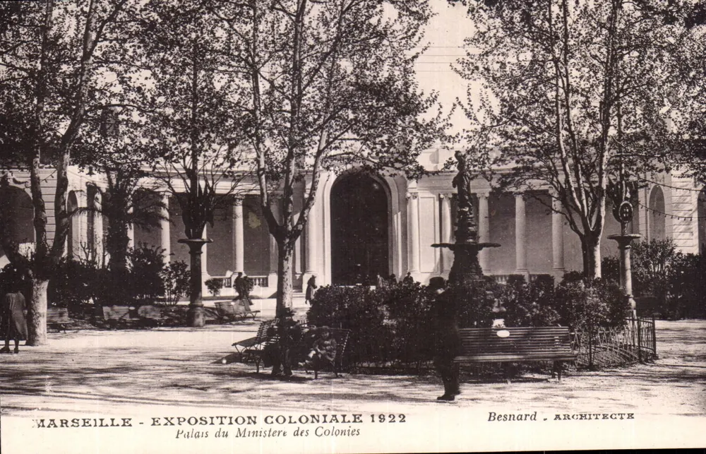Marseille - Kolonialausstellung 1922 — Palast des Kolonialministeriums — Besnard, Architekt - Vorderseite