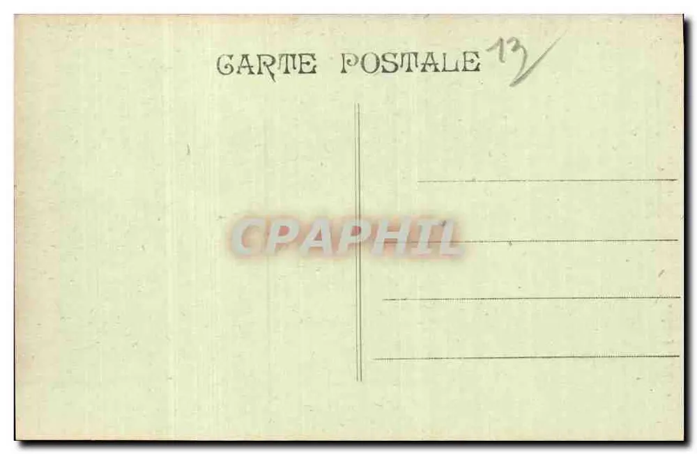 Marseille - Kolonialausstellung 1922 — Palast des Kolonialministeriums — Besnard, Architekt - Rückseite