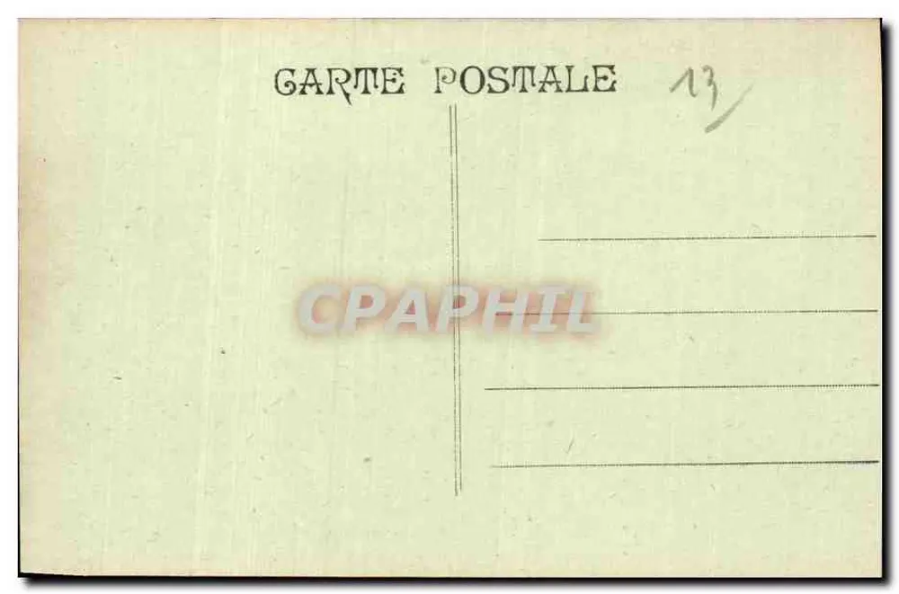 Marseille. Kolonialausstellung 1922 — Eine Straße im Annamiten-Dorf - Rückseite