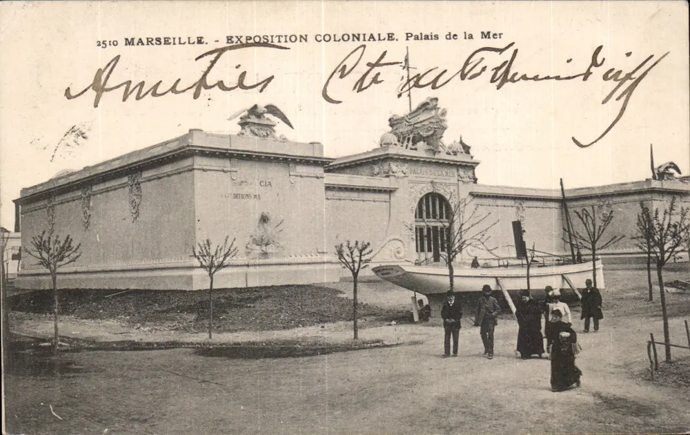 Marselha - Exposição Colonial. Palácio da Mar — Edições Par CIA - Frente