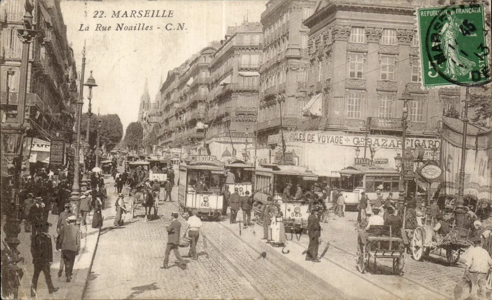 Marseille — A Rue Noailles — C.N. — Editora C.N. (n°22) - Frente