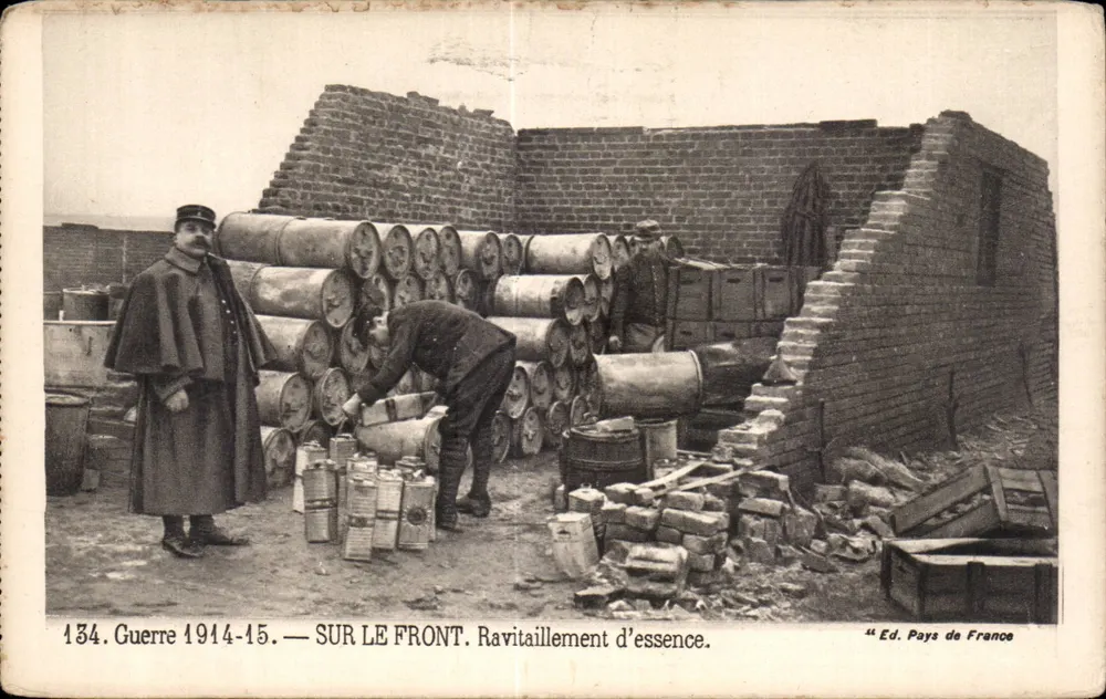 Kraftstoffversorgung — Krieg 1914-15 — Ed. Pays de France n°134 - Vorderseite