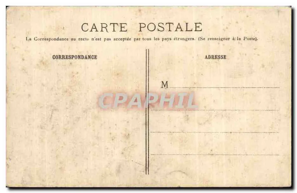 Albert (Somme) — Bairro da Igreja após a guerra de 1914 — Editora Paris, n° 122 - Verso
