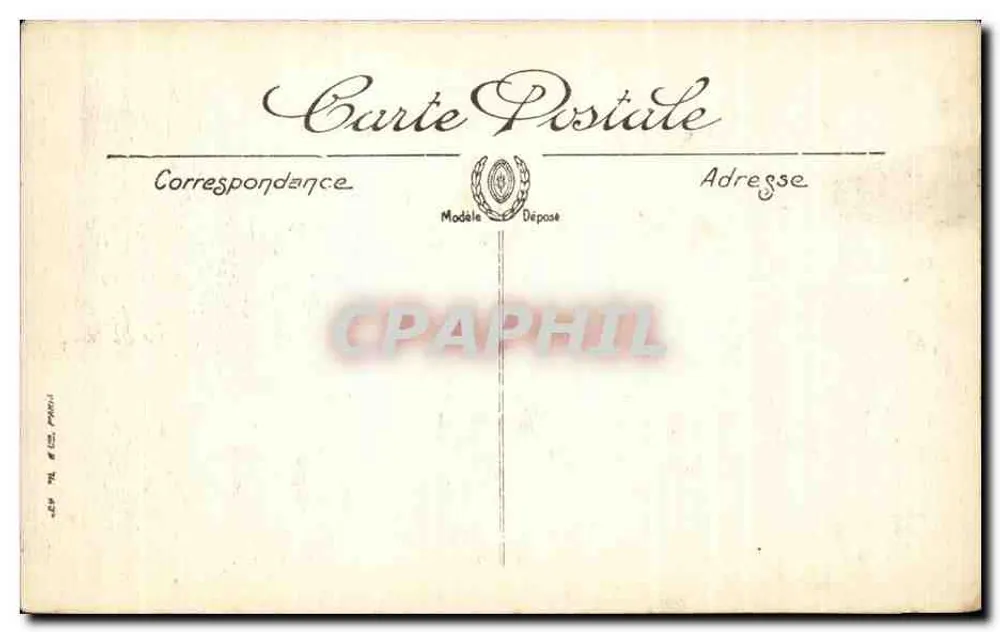 Bataille de la Marne (6-13 Sept. 1914) — Devant Louppy-le-Château — Extrait de 'En Plein Feu' — Vise Paris n° 26 - Verso