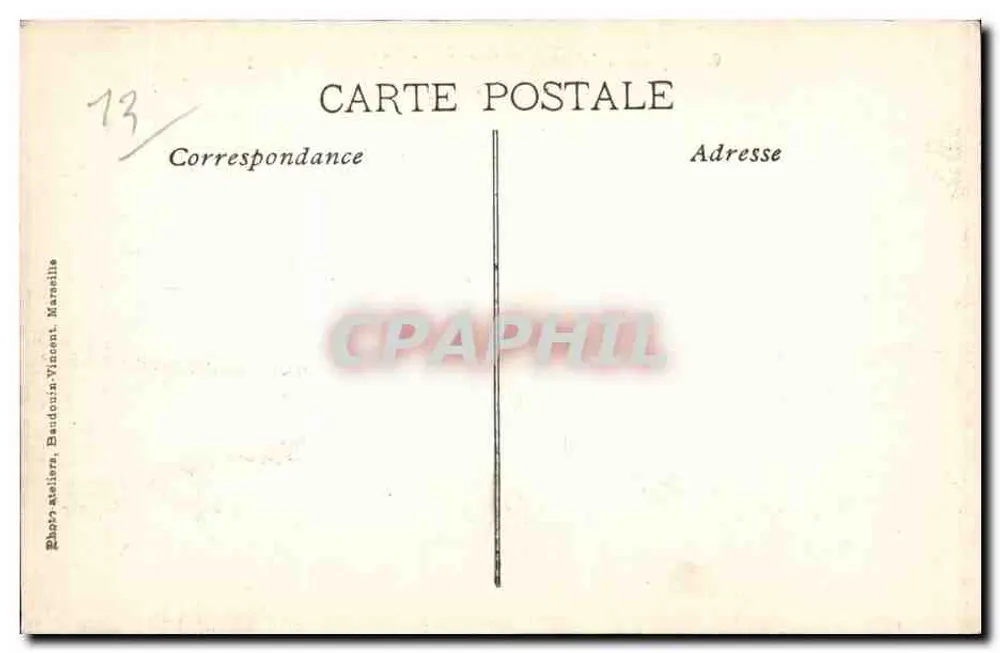 Internationale Elektroausstellung — Grand Palais — Marseille 1908 — Photo Baudouin-Vincent - Rückseite