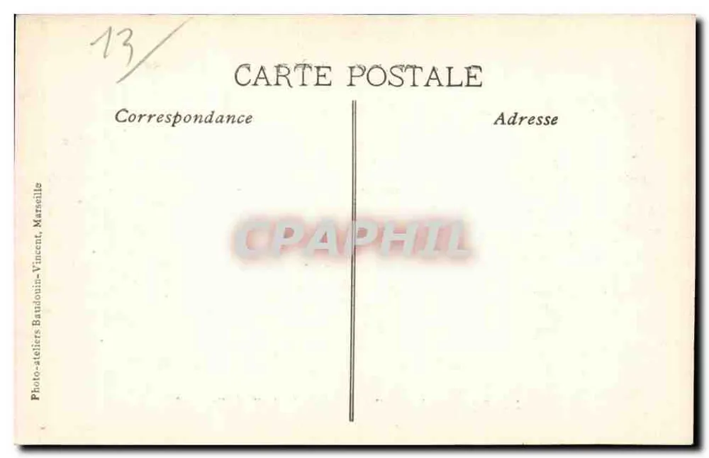 Internationale Elektroausstellung — Der Kleine Teich — Photo-ateliers Baulouin-Vincent, Marseille, n°51 - Rückseite