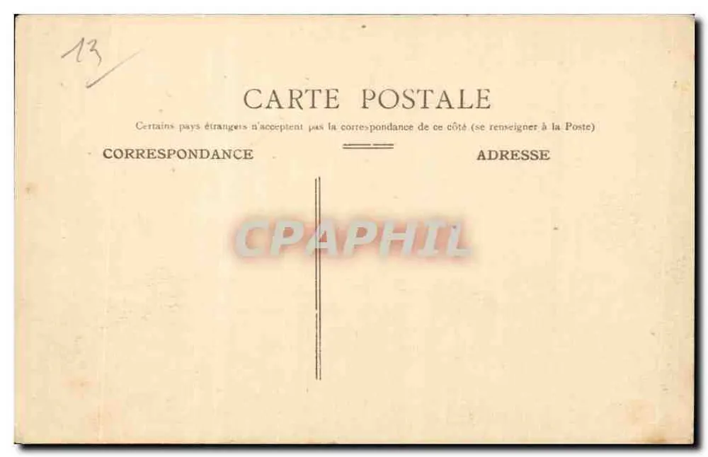 Marseille — Der Hafenkai und die Rue de la République — C. J. 23 - Rückseite
