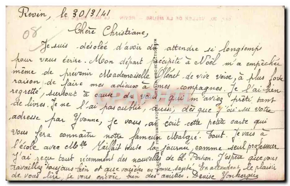 Wąwóz Meuse — Revin — Mont Malgré tout — CAP 30 - Rewers