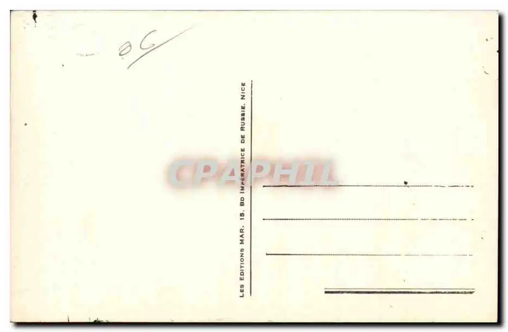 La Turbie (A.M.) — Vista geral — Edições Imperatriz da Rússia, Nice - Verso