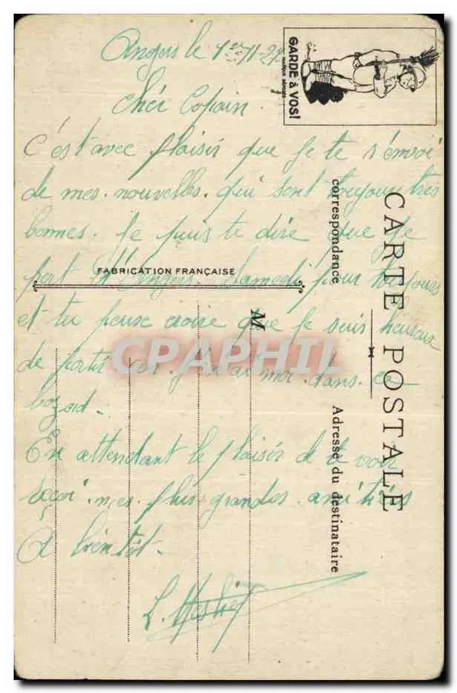 Soldat in der Stadt — Dienst in der Stadt — J.P. Godreuil - Rückseite