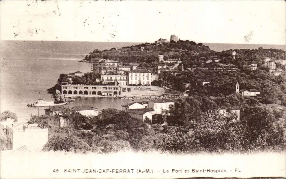 Saint-Jean-Cap-Ferrat (A.M.) — Der Hafen und Saint-Hospice — FL - Vorderseite