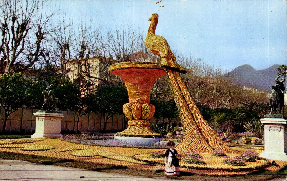 Menton — As Festas do Limão 196 — Éditions d'Art Montluët - Frente