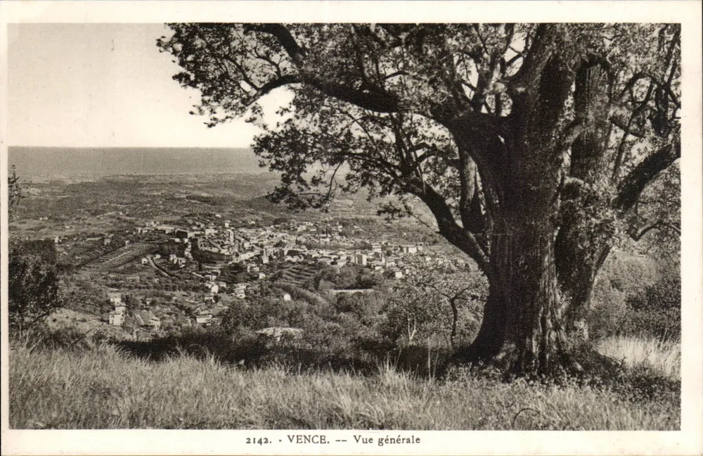 VENCE — Vista geral — Editor La Cigogne, Nice - Frente
