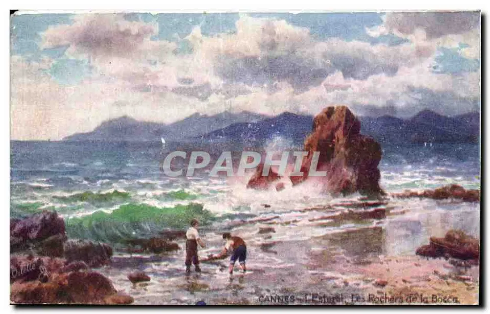 CANNES - L'Estérel - Les Rochers de la Bocca — Editor Tuck - Frente