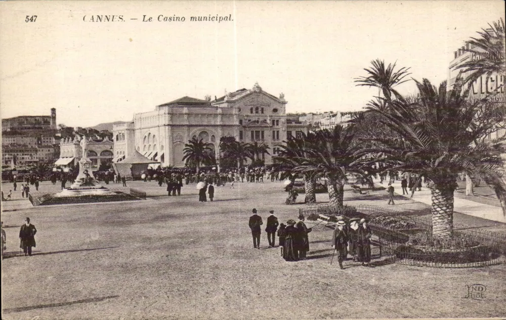 CANNES — O Casino municipal — editor JND, n° 547 - Frente