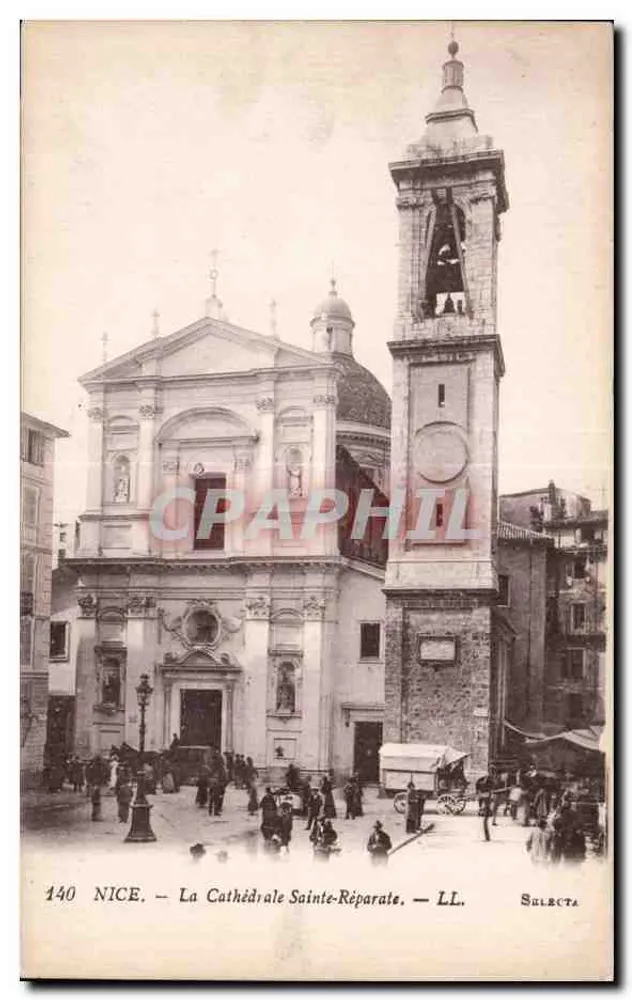 Nizza — De Sint-Reparata Kerk — Selecta, n° 140 - Voorkant