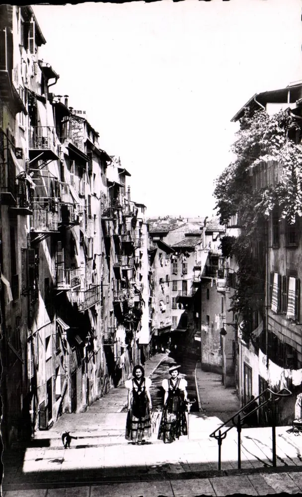 Nice — Eine malerische Straße im alten Nice — Editions Artistiques A.D.I.A. - NICE - Vorderseite