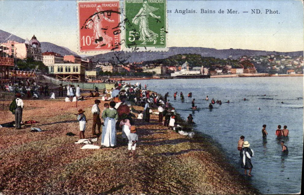 Bains de Mer — Os Ingleses — ND. Fot. - Frente