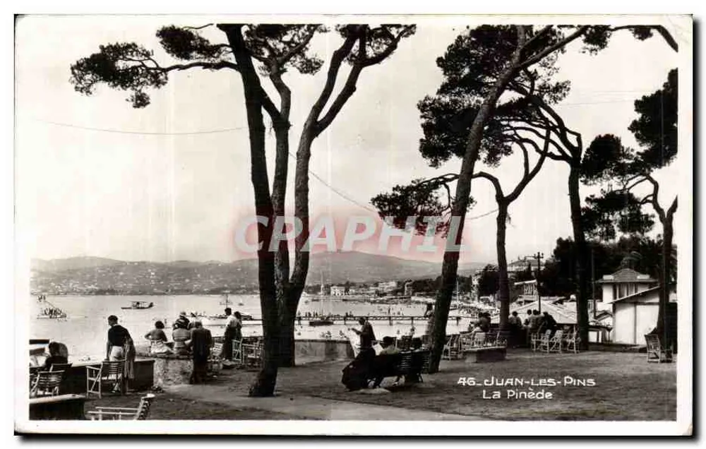 Juan-les-Pins — A Pinède — Edições France, Nice - Frente