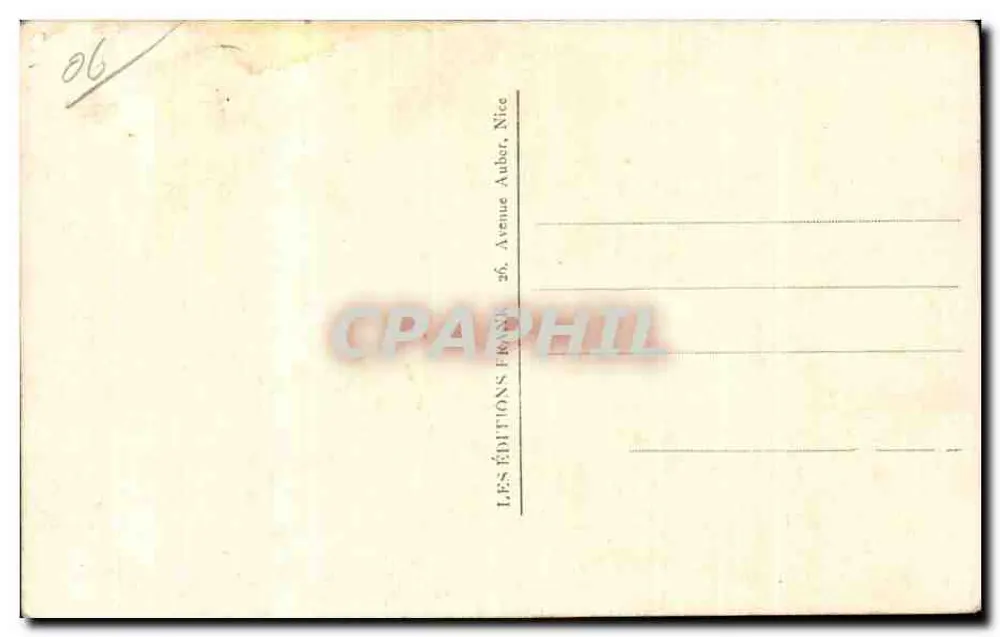 Juan-les-Pins — A Pinède — Edições France, Nice - Verso