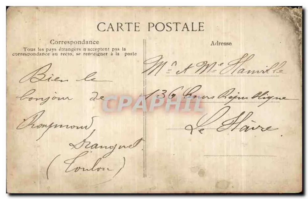 Accoster mit Gaffe — Accoster mit Gaffe — Verleger C.P.D. - Rückseite
