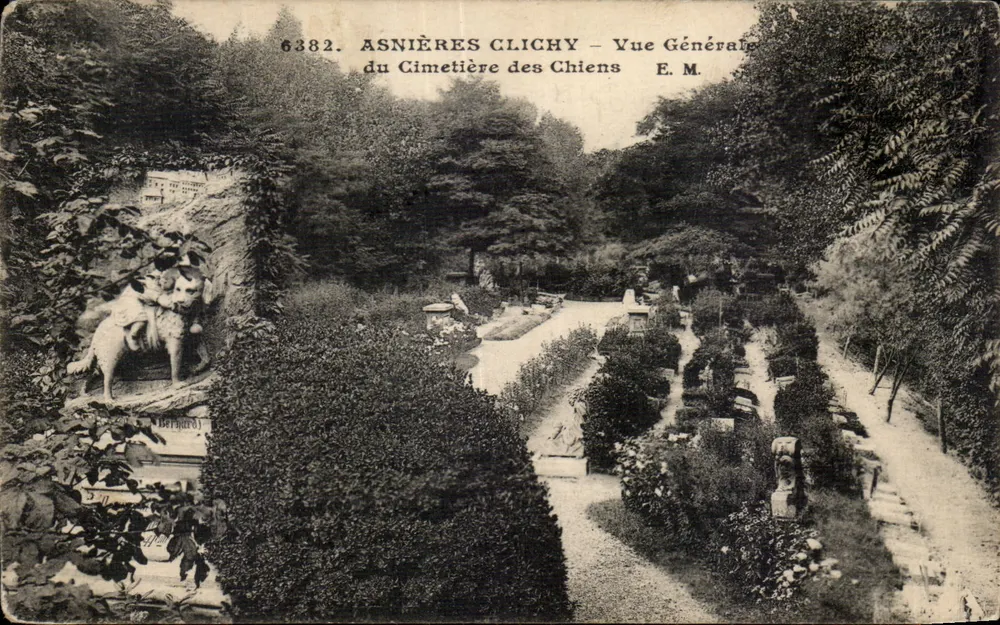 Asnières-Clichy — Allgemeiner Blick auf den Hundertigergarten — E.M. - Vorderseite