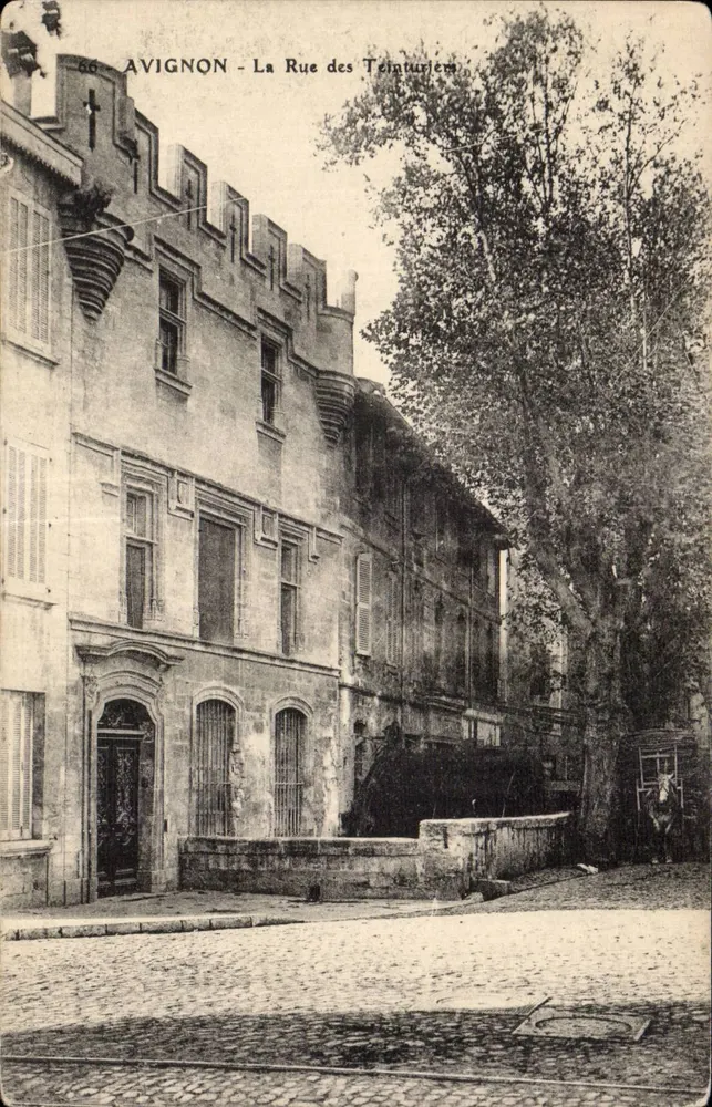 Avignon - A Rue des Teinturiers — editor não identificado, n° de série 66 - Frente