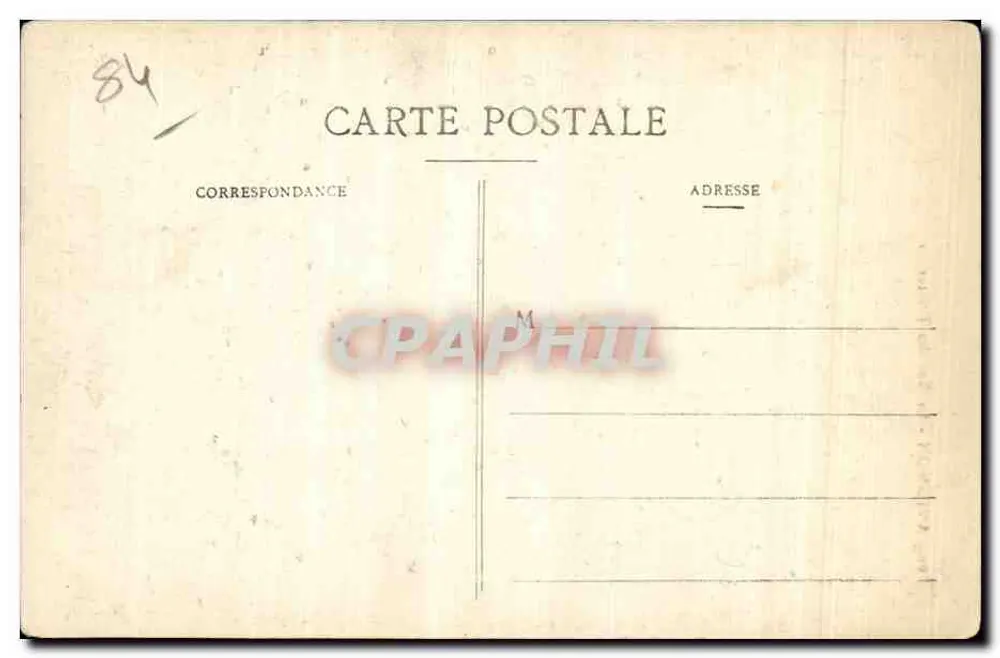 Avignon - A Rue des Teinturiers — editor não identificado, n° de série 66 - Verso