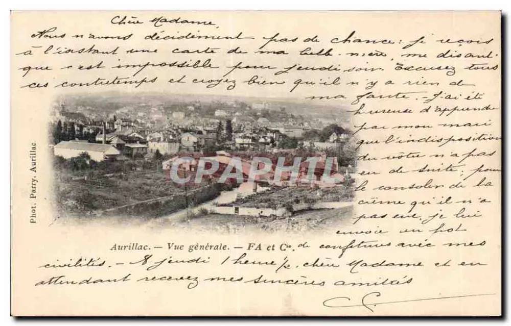 Aurillac — Vista geral — FA e Cie - Frente