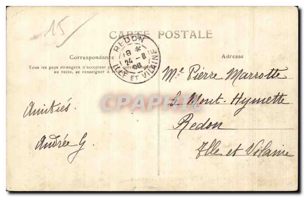 Vic-sur-Cère — Vista geral — Edição L. Rispal, n°7 - Verso