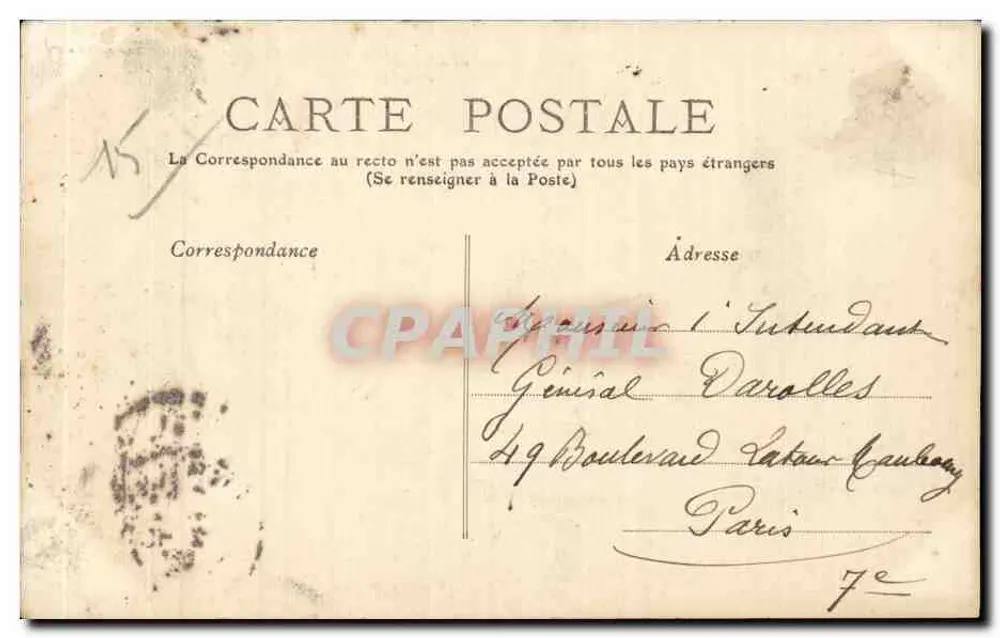 Aurillac — Casa Consular — editor Métrian, n°6 - Verso