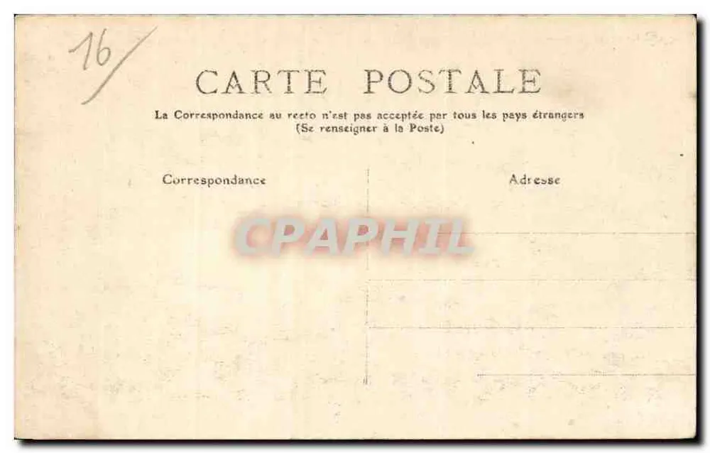 Cognac — Vista panorâmica — Aux Dames de France, Cognac - Verso