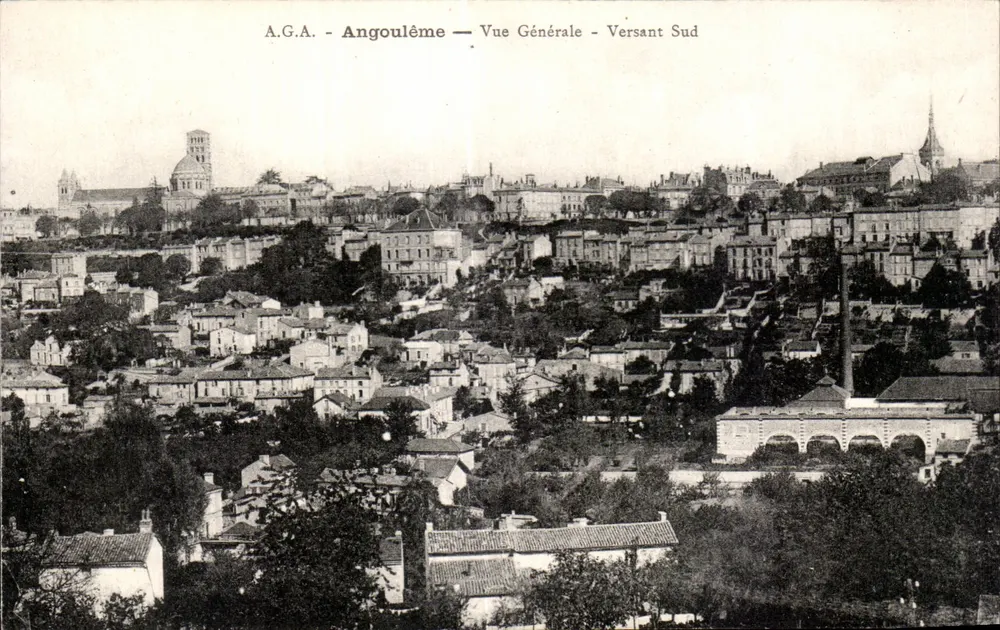 Angoulême — Vista Geral — Versante Sul — Edição A.G.A. - Frente