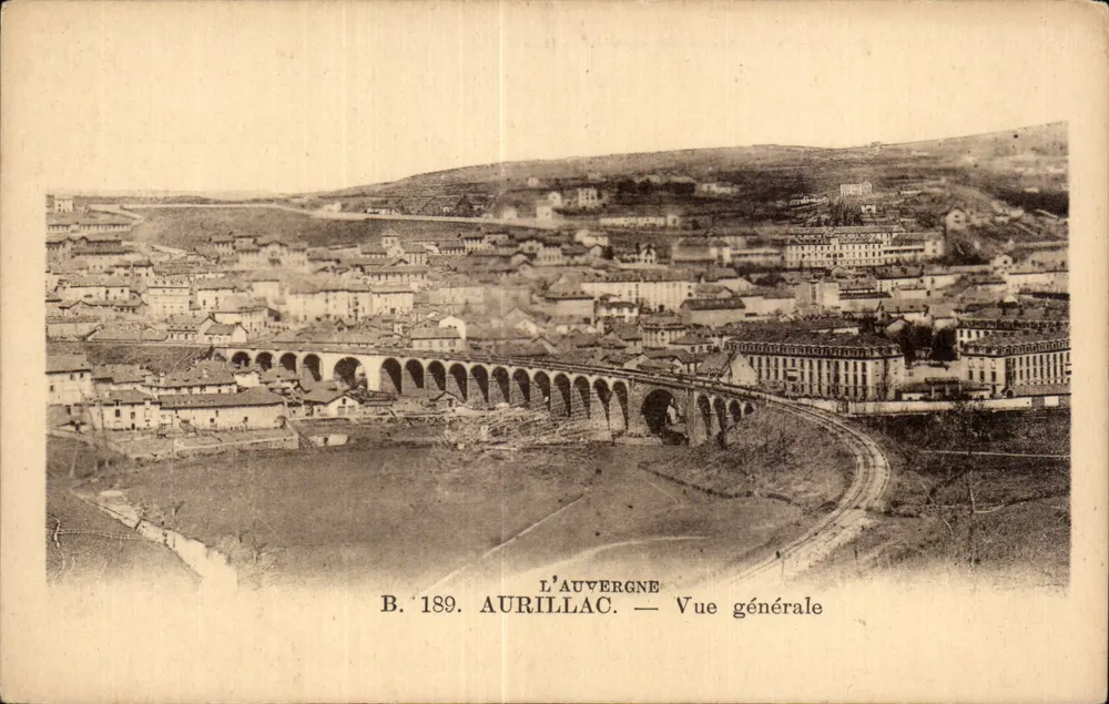 Aurillac — Vista geral — Edição Ferre, n° B.189 - Frente
