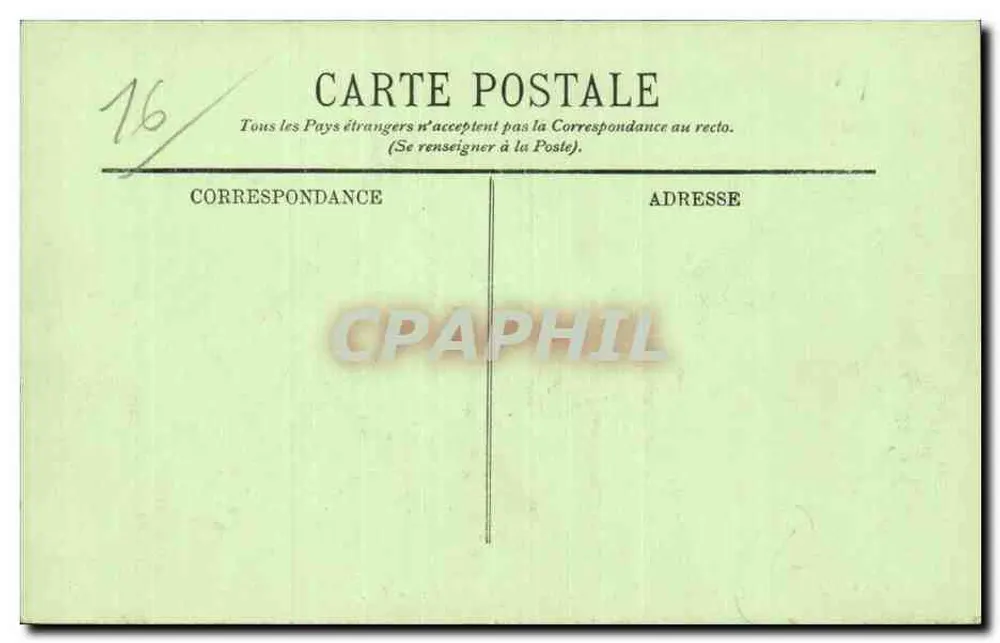 Angoulême — Die Statue von Carnot und der Bastion Desaix — LL. n°31 - Rückseite