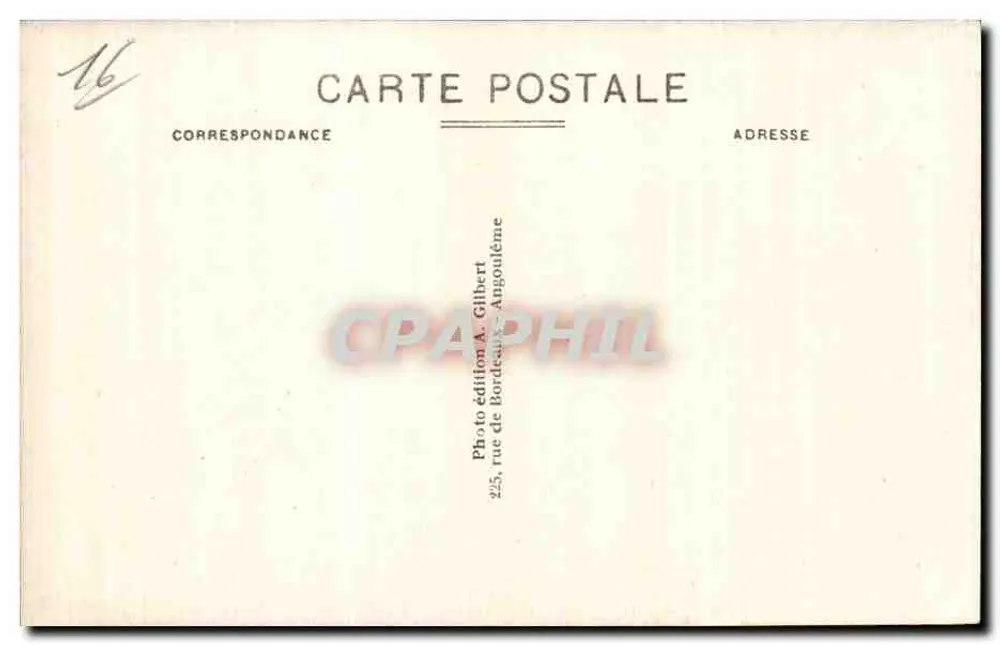 Angoulême — Ein pittoreskes Stück der Beaulieu-Zinnen — A.G.A. 858 - Rückseite