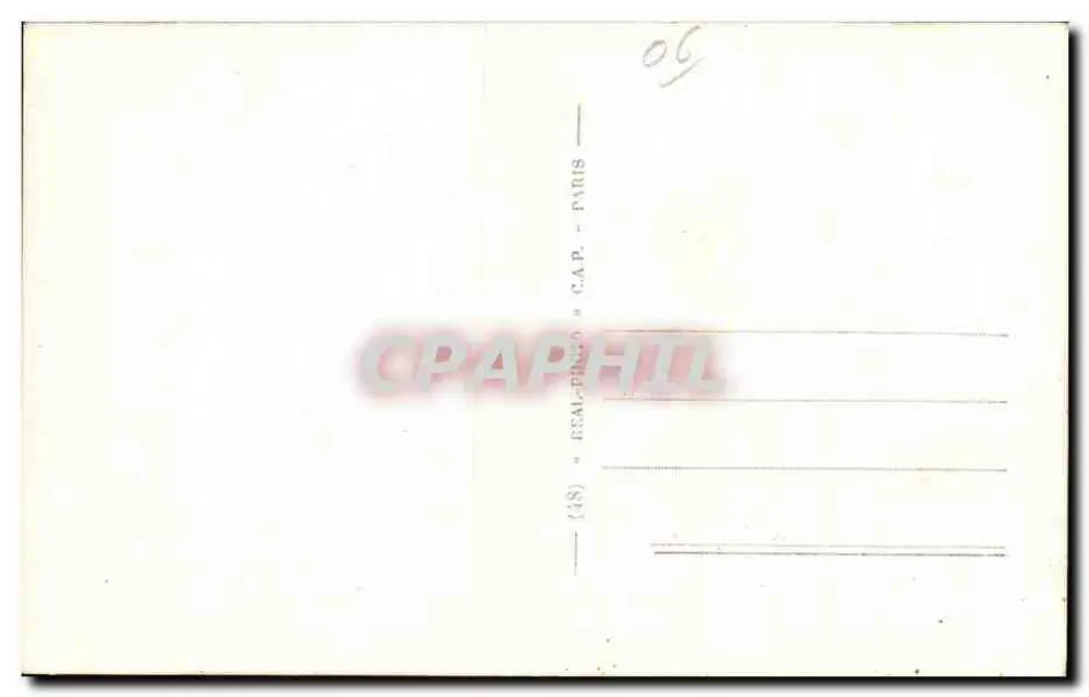 Cannes — Einnahme der Croix des Gardes — C.P.A.P. — Nr. 168 - Rückseite
