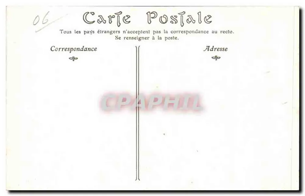 Nice — Place Masséna und das Municipale Casino — Graphitha, n° 476 - Rückseite
