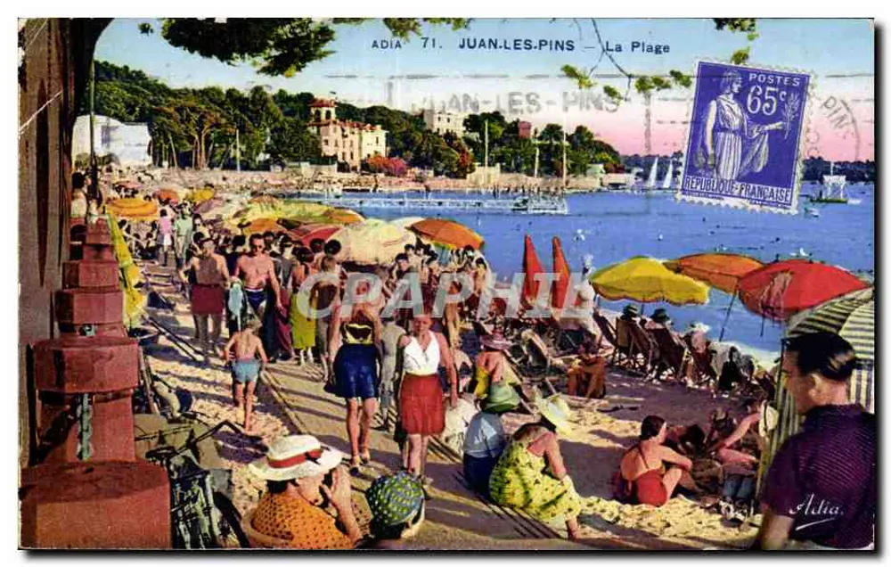 Juan-les-Pins — De Strand — Adia 71 - Voorkant