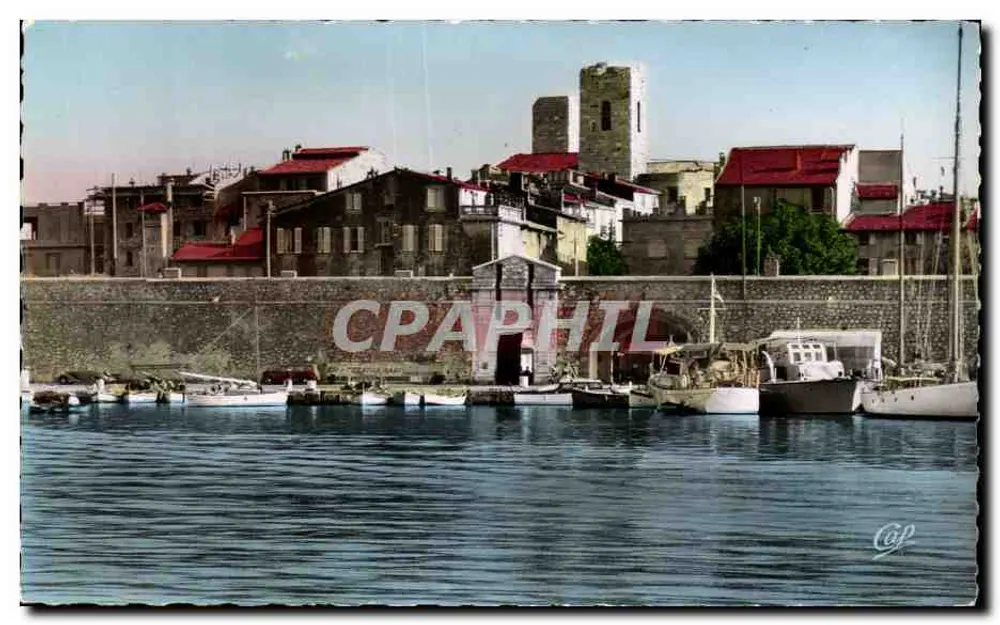 Antibes — Die Mauern und der Hafen — Real-Photo - Cité des Arts Photomécaniques - Vorderseite
