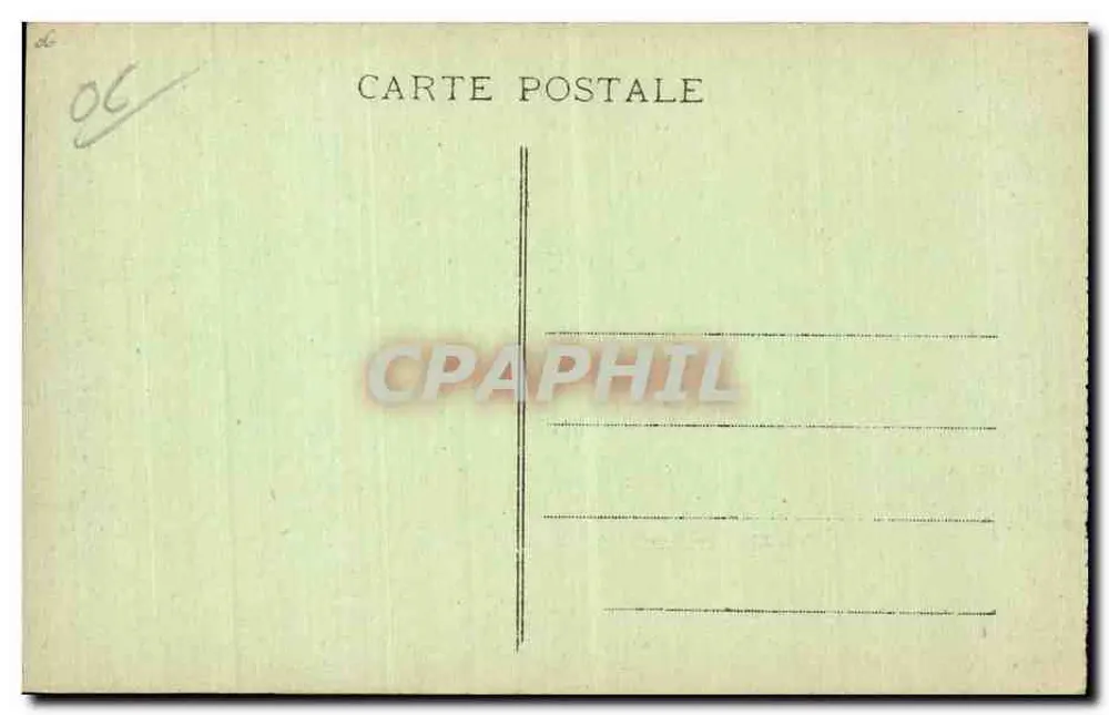 Peira-Cava — Das Grand Hotel Bellevue-Victoria — Verlag Braeckmans, Nice - Rückseite