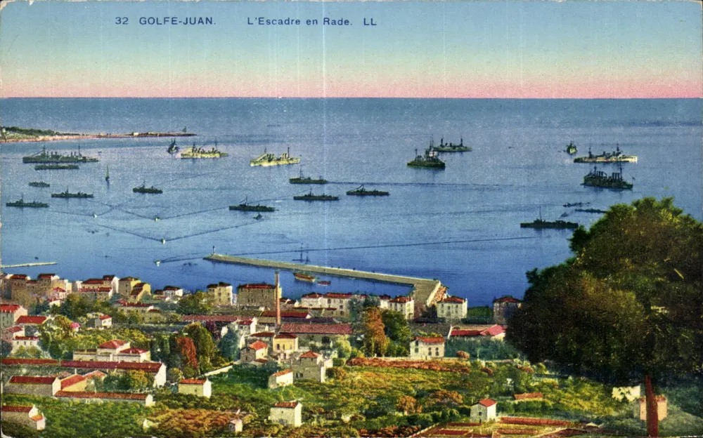 Golfe-Juan — A Esquadra no Porto — LL - Frente