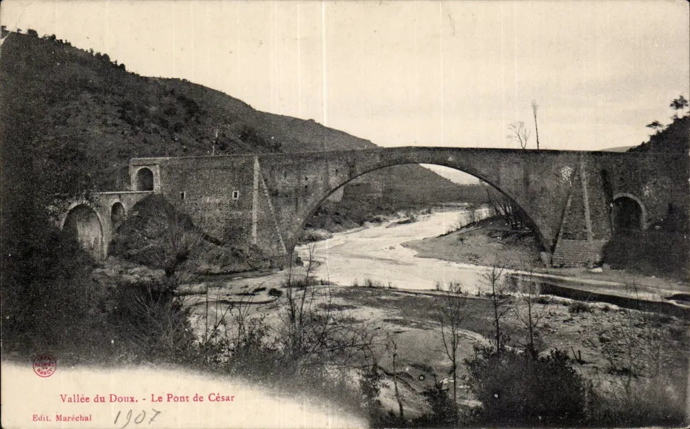 Vale do Doux - O Ponte de César — Edit. Maréchal, n° 25 - Frente
